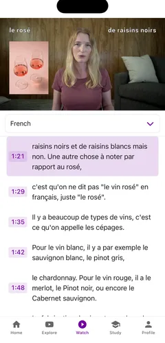 Look up, replay and practice